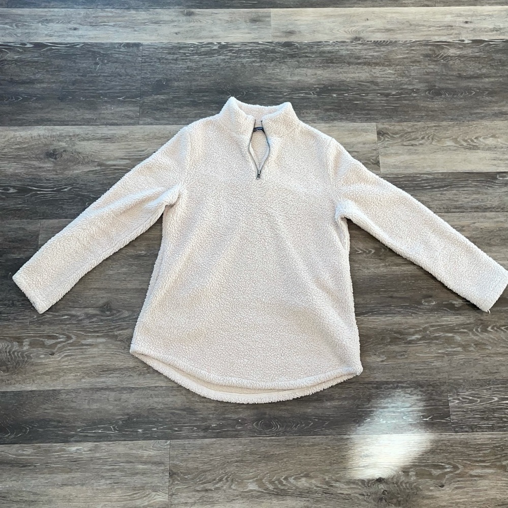 Fuzzy pullover sweater